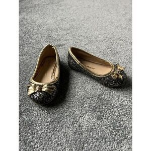 Gold‎ Sparkly Slip on Shoes